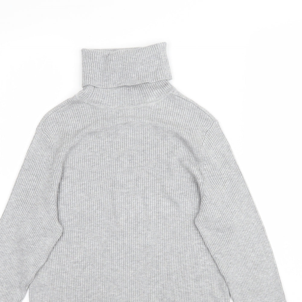 F&F Womens Grey  Knit Pullover Jumper Size 12