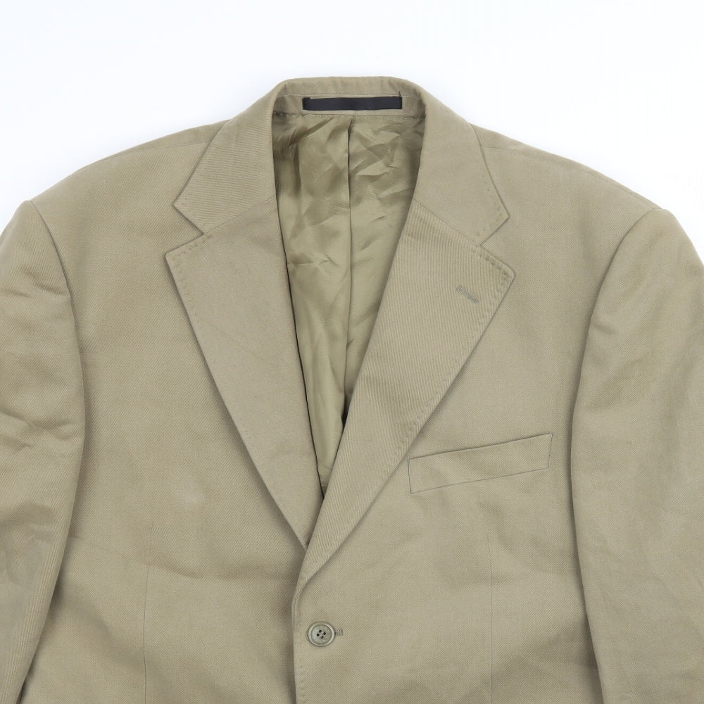Marks and Spencer Mens Beige   Jacket Suit Jacket Size 42