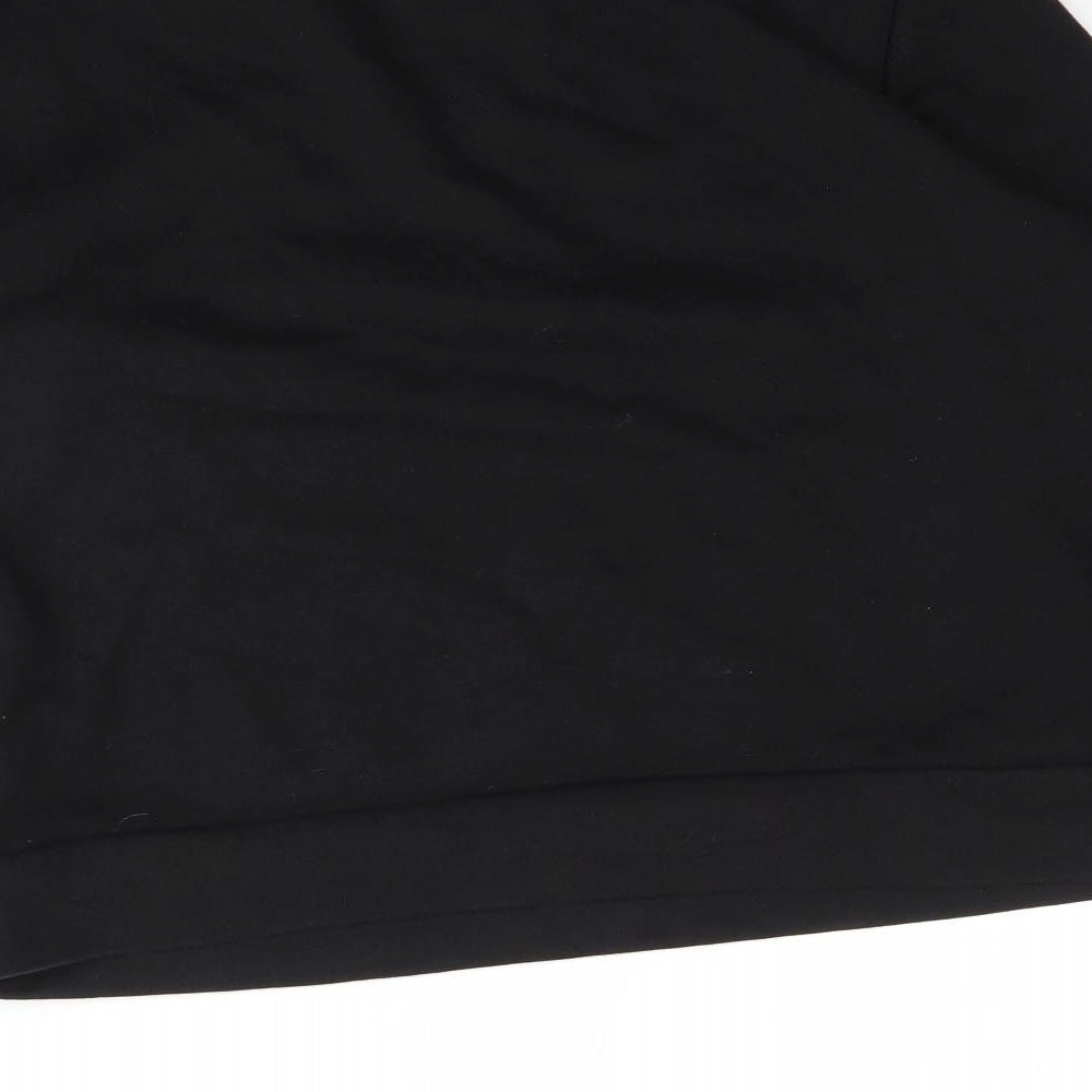 PUMA Womens Black   Pullover Sweatshirt Size M