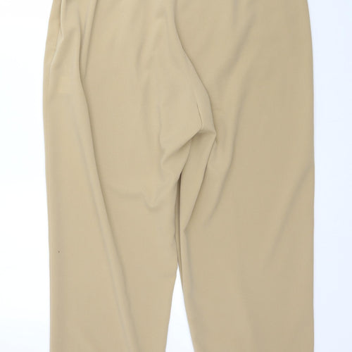 ELVI Womens Beige   Trousers  Size 18 L28 in