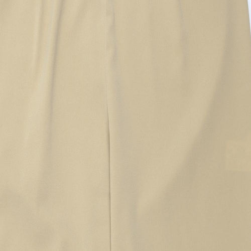 ELVI Womens Beige   Trousers  Size 18 L28 in