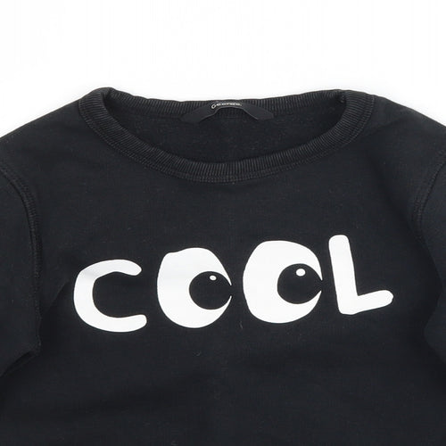 George Boys Black   Pullover Sweatshirt Size 2-3 Years  - Cool