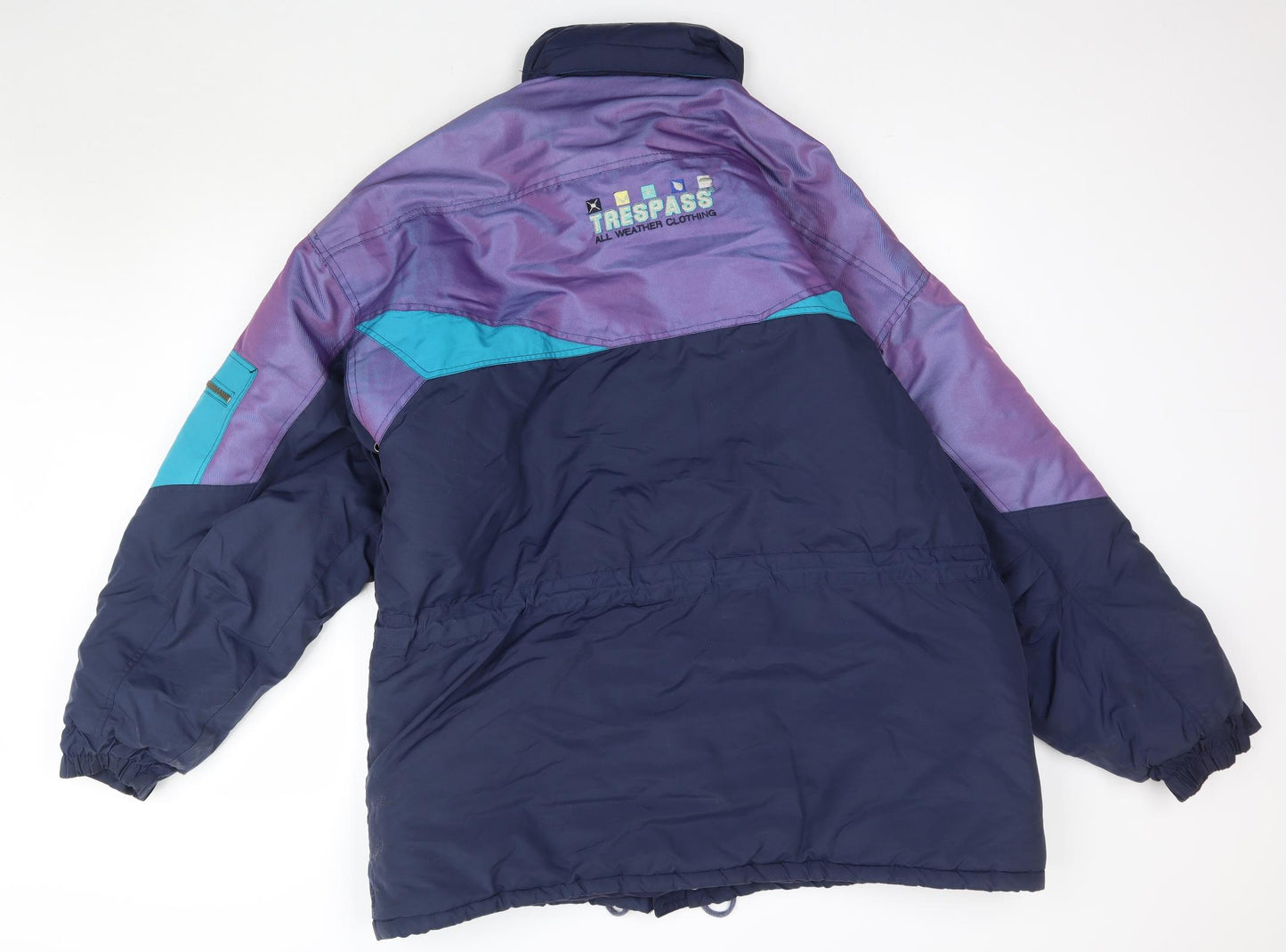 Trespass Womens Multicoloured   Rain Coat Coat Size L  - Snow