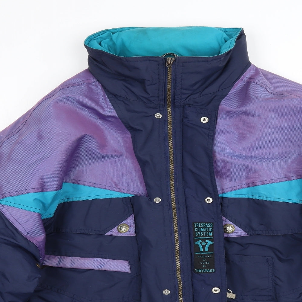 Trespass Womens Multicoloured   Rain Coat Coat Size L  - Snow