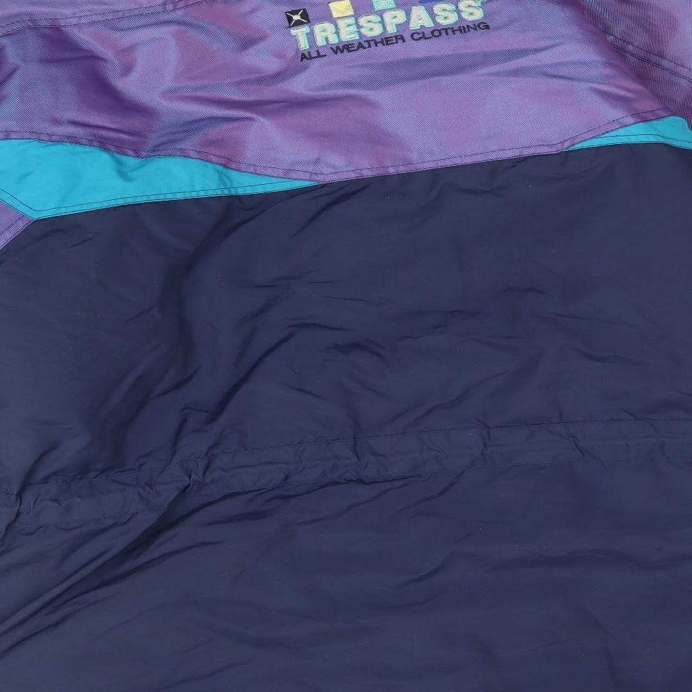 Trespass Womens Multicoloured   Rain Coat Coat Size L  - Snow