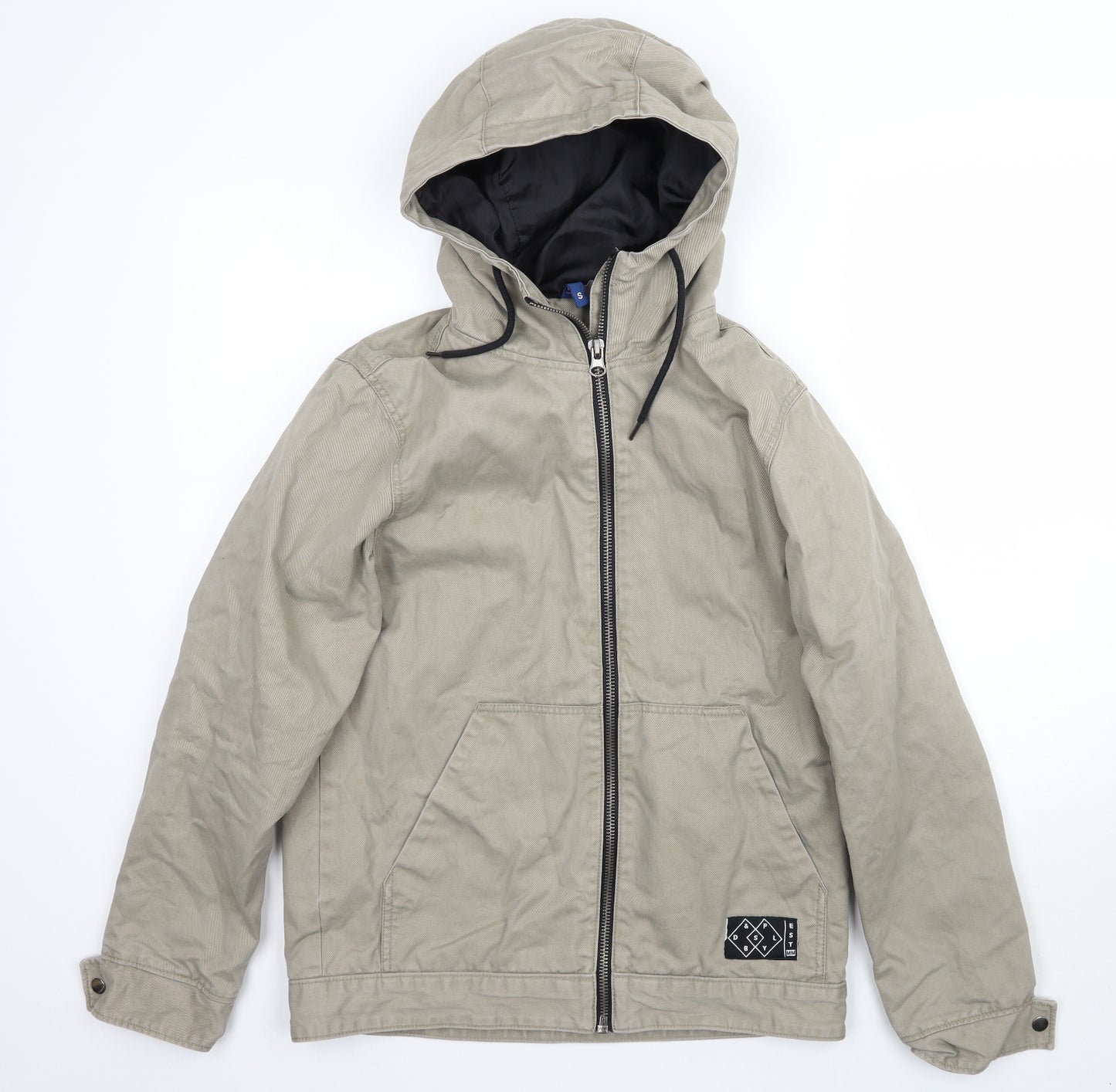 H&M Womens Beige   Jacket Coat Size S