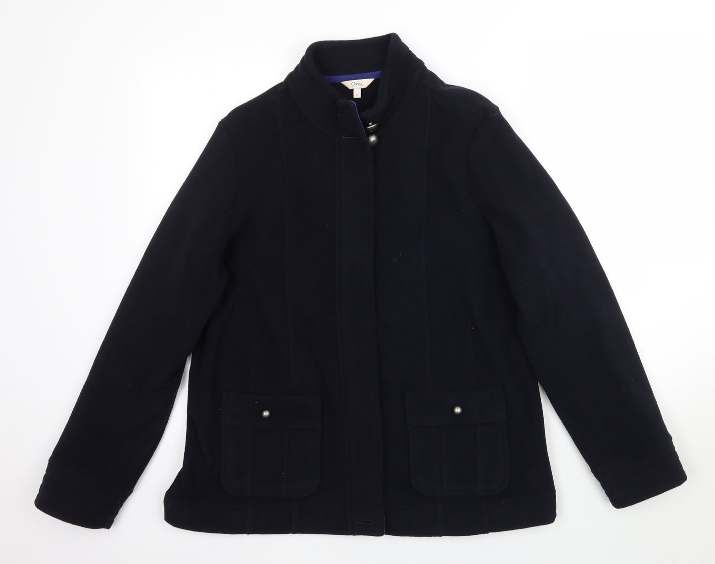 Marks and Spencer Womens Blue   Overcoat Coat Size 16
