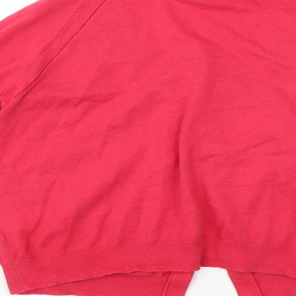 NEXT Womens Red   Shrug Jumper Size 14