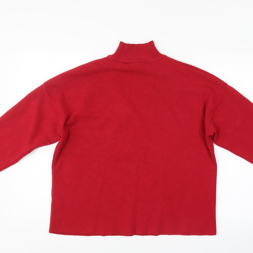 F&F Womens Red   Pullover Jumper Size 14