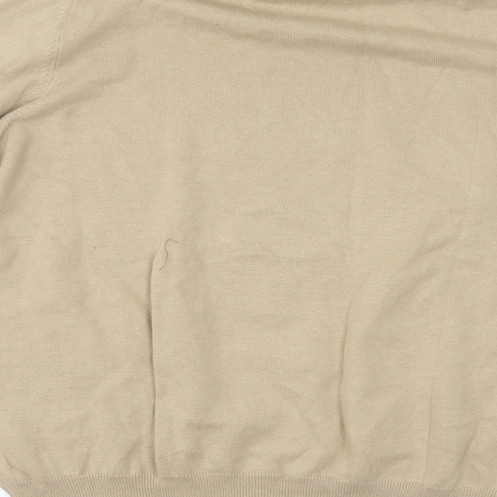 M&S Mens Beige   Pullover Jumper Size 3XL
