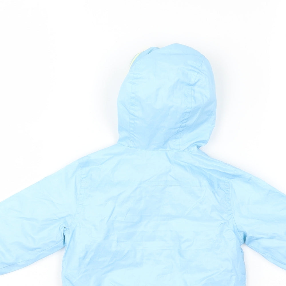 Chiggo  Boys Blue   Rain Coat Coat Size 6-9 Months