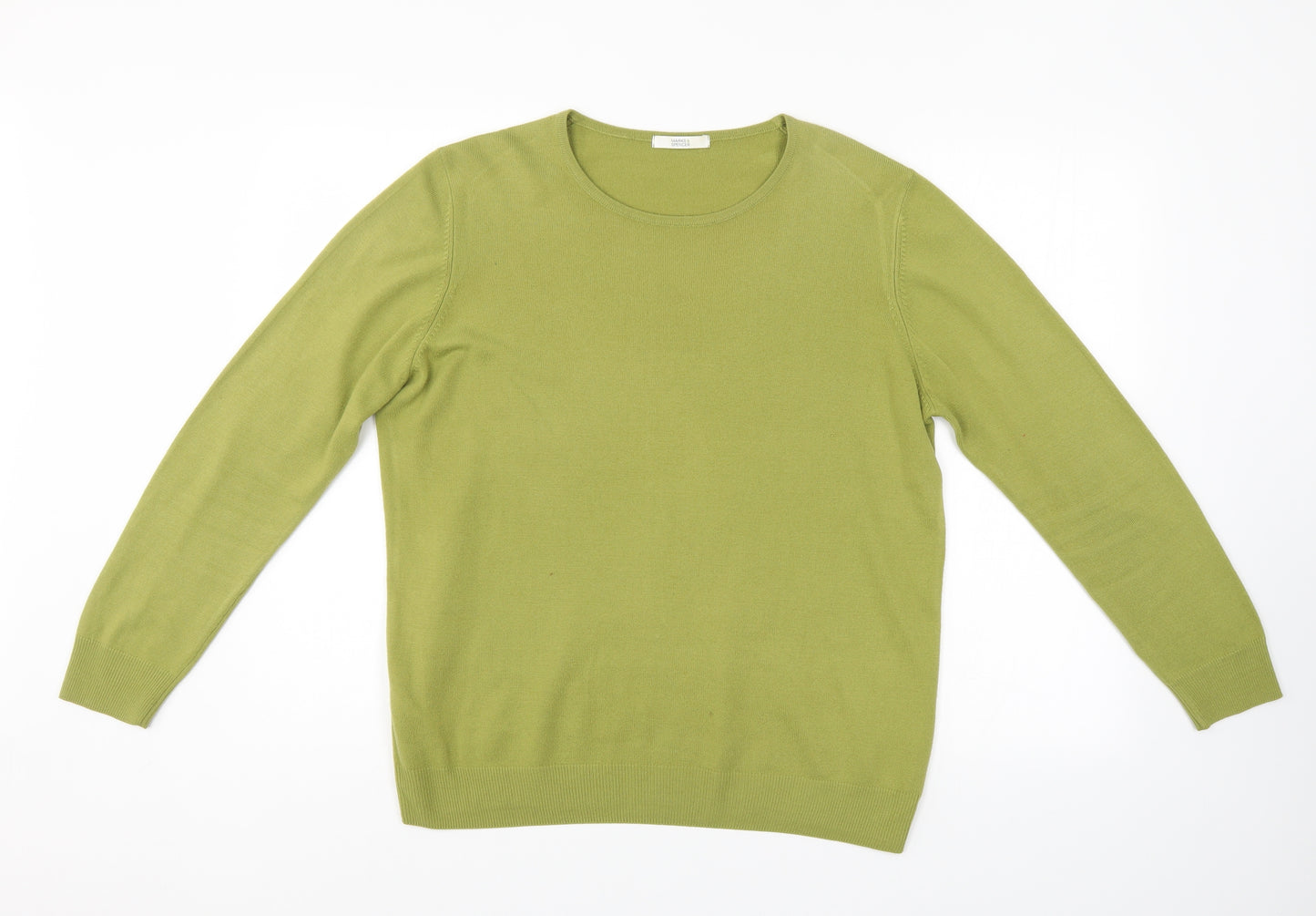 Marks and Spencer Womens Green   Pullover Jumper Size 16