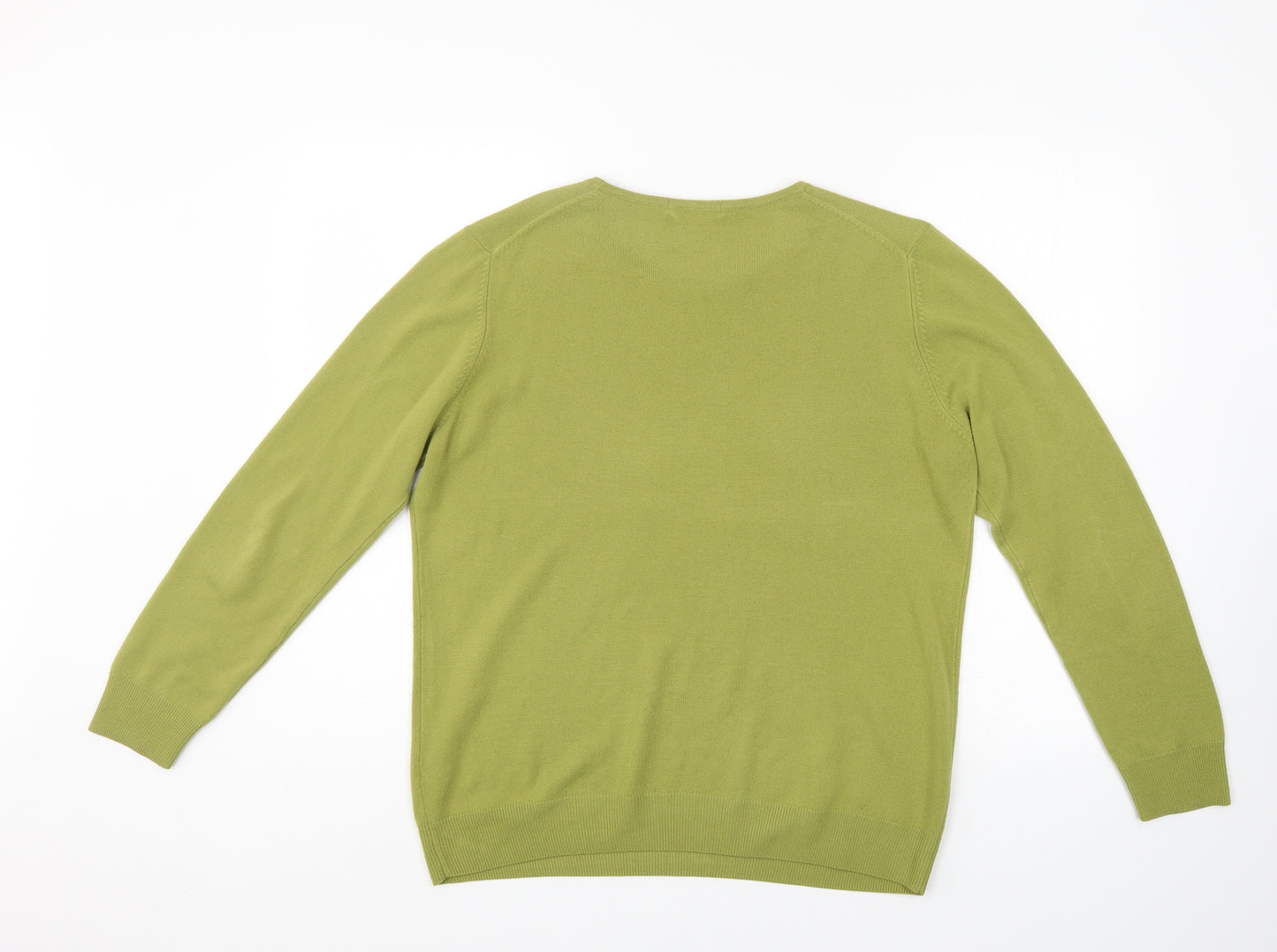 Marks and Spencer Womens Green   Pullover Jumper Size 16