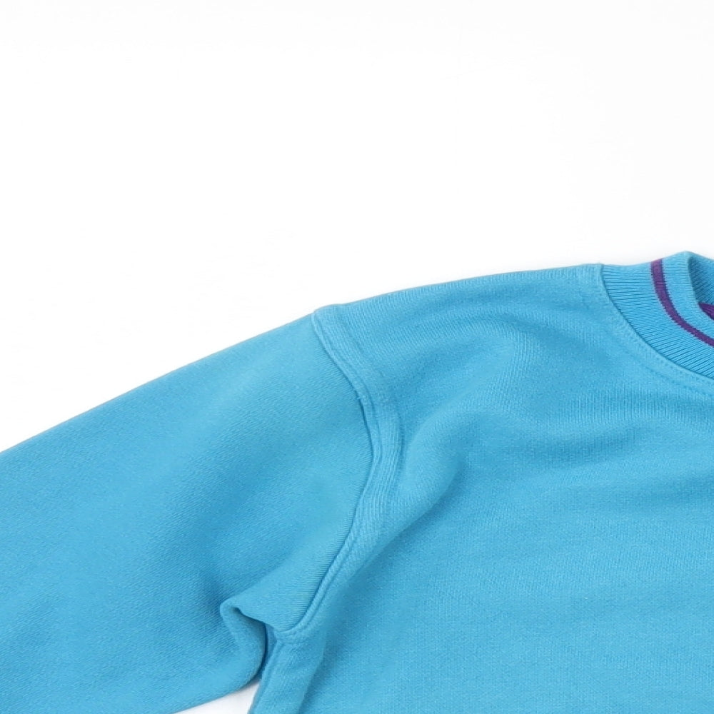 David luke Girls Blue   Pullover Sweatshirt