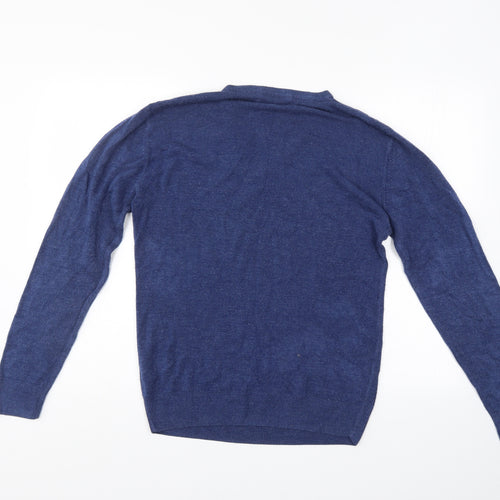 Easy Mens Blue   Pullover Jumper Size M