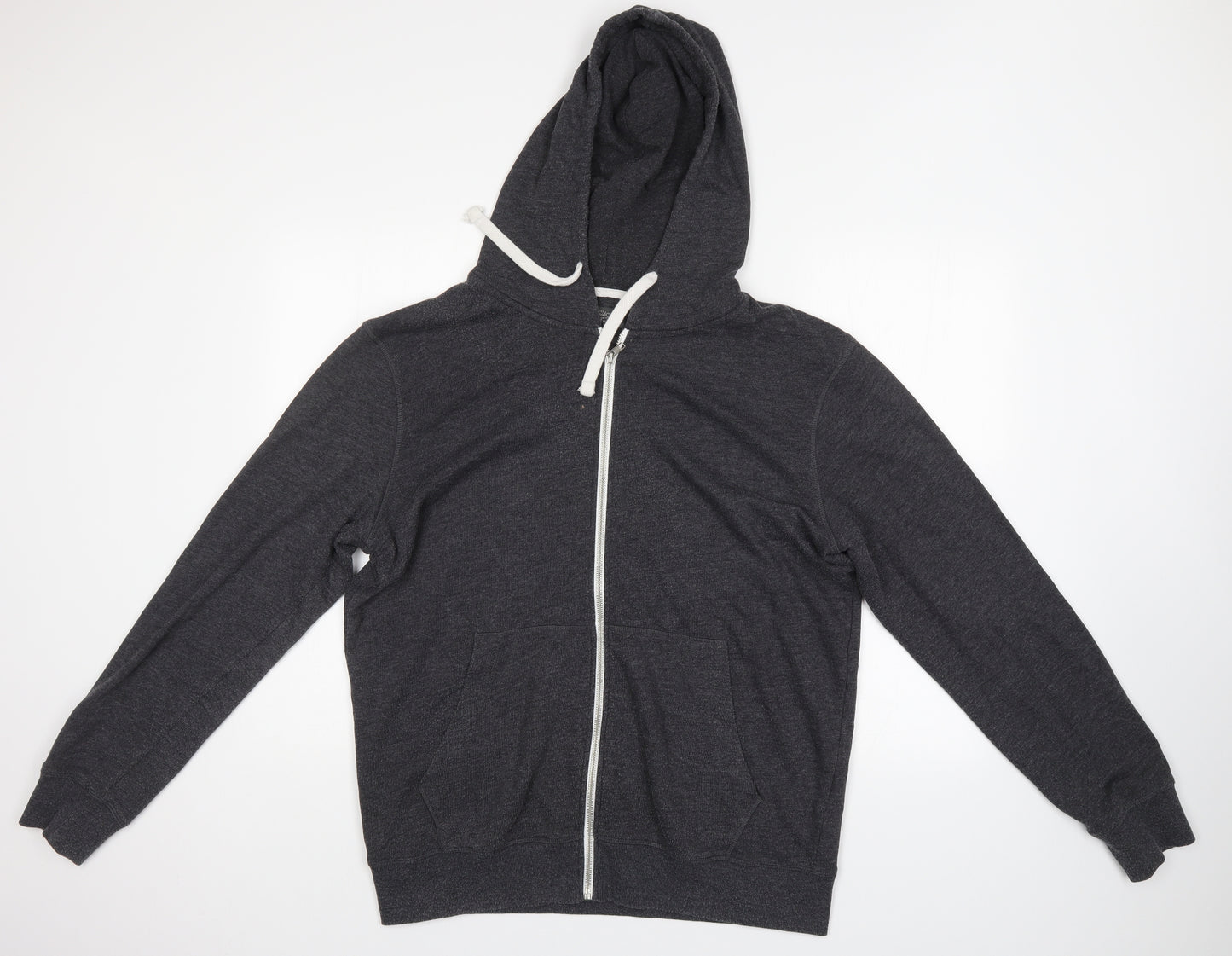 JACK & JONES Mens Grey   Full Zip Hoodie