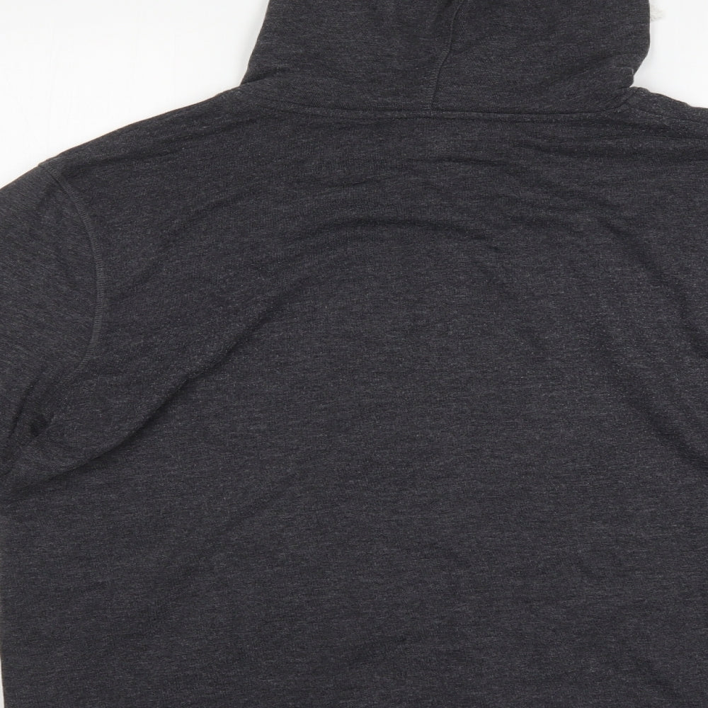 JACK & JONES Mens Grey   Full Zip Hoodie
