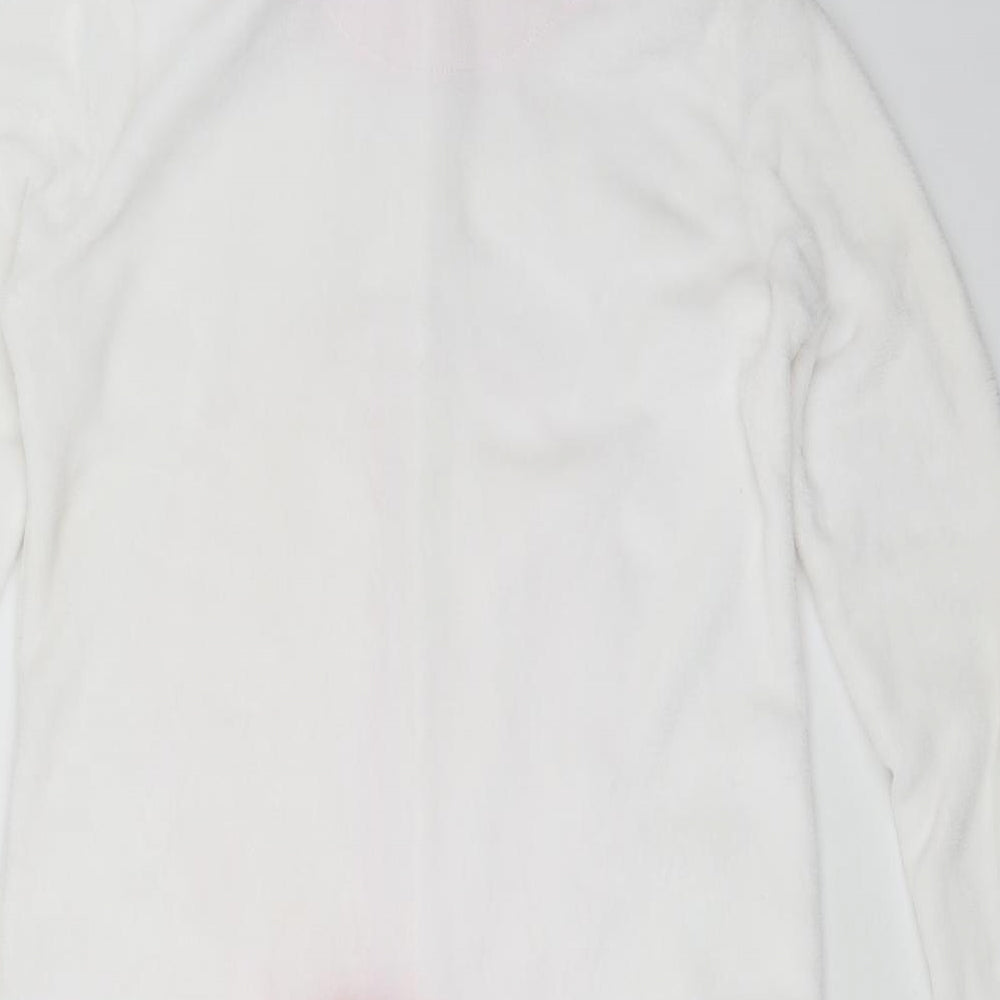 PRETTYLITTLETHING Womens White Solid   One Piece Size L
