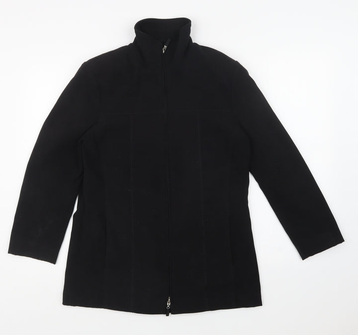 Joella Di Marco Womens Black   Overcoat Jacket Size S
