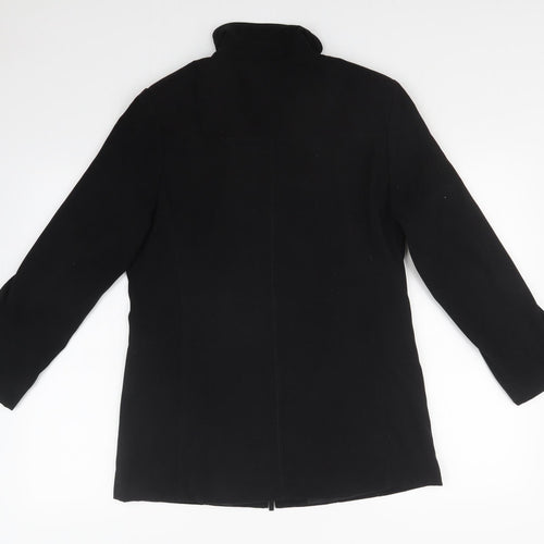 Joella Di Marco Womens Black   Overcoat Jacket Size S