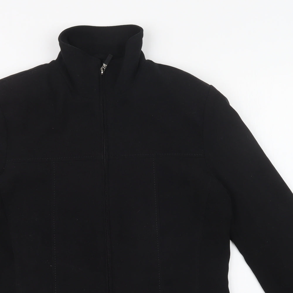 Joella Di Marco Womens Black   Overcoat Jacket Size S