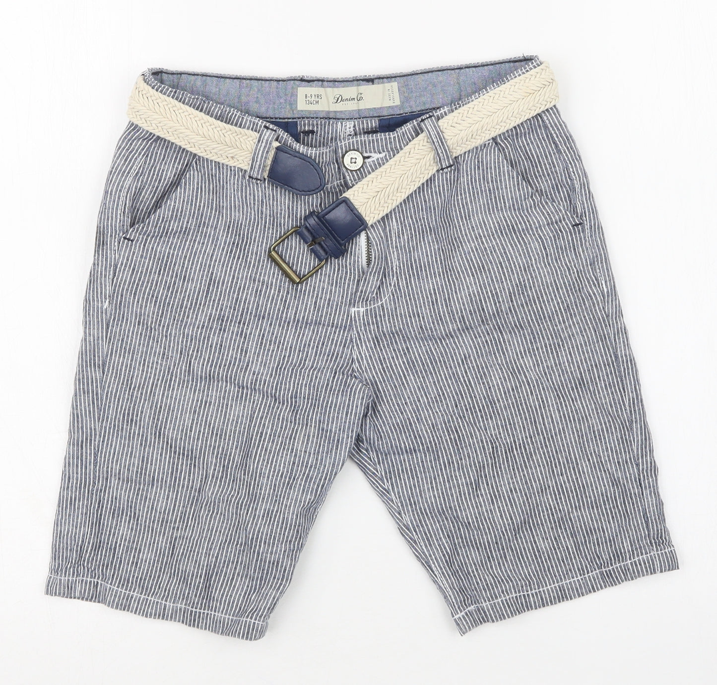 Denim Co. Boys Multicoloured Striped   Trousers Size 8-9 Years