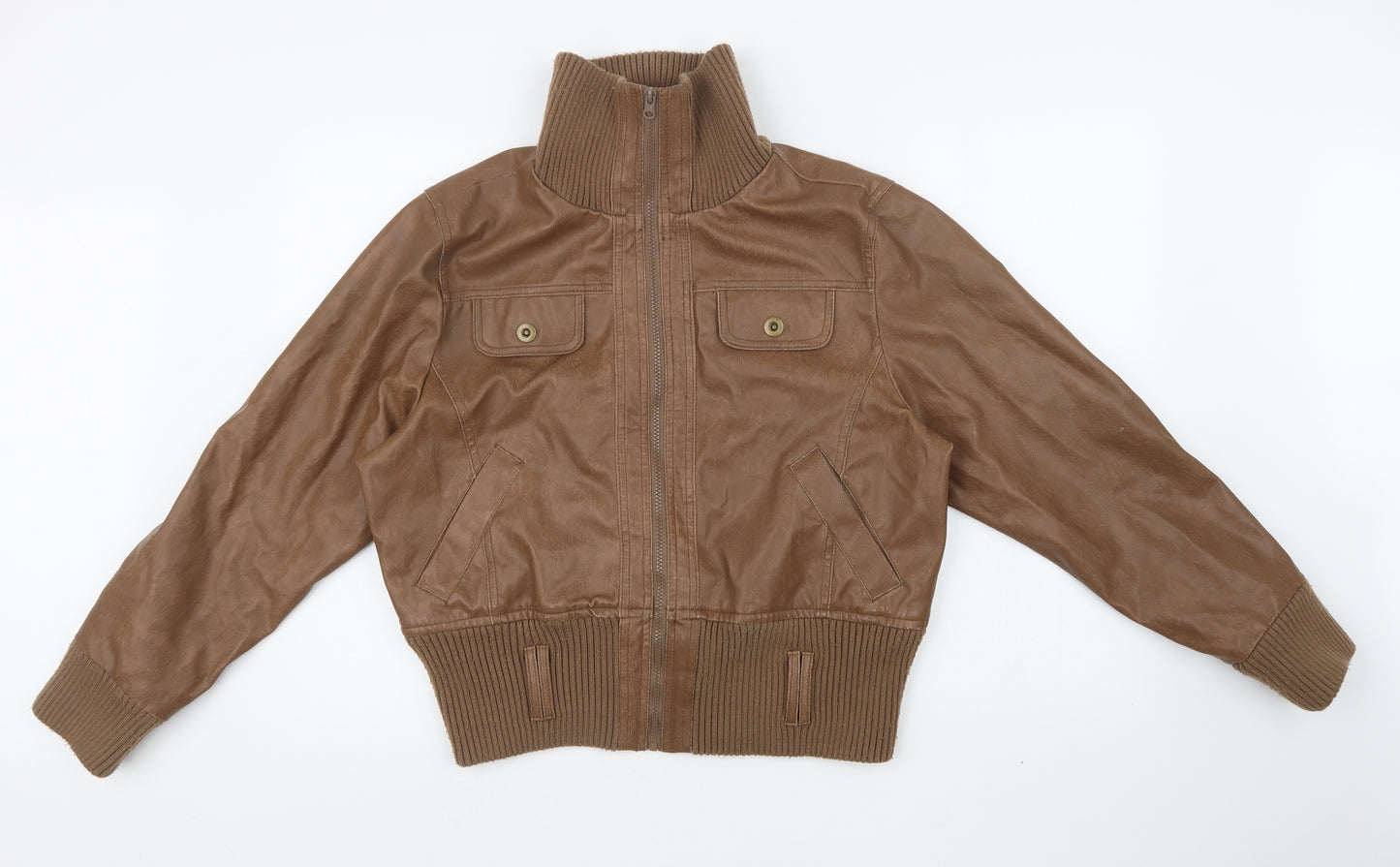 E'uie Womens Brown    Coat Size 18