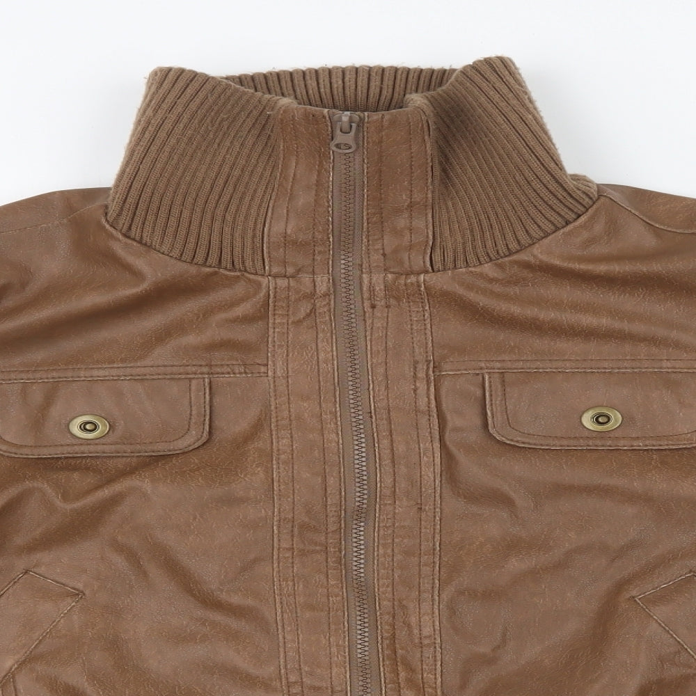 E'uie Womens Brown    Coat Size 18