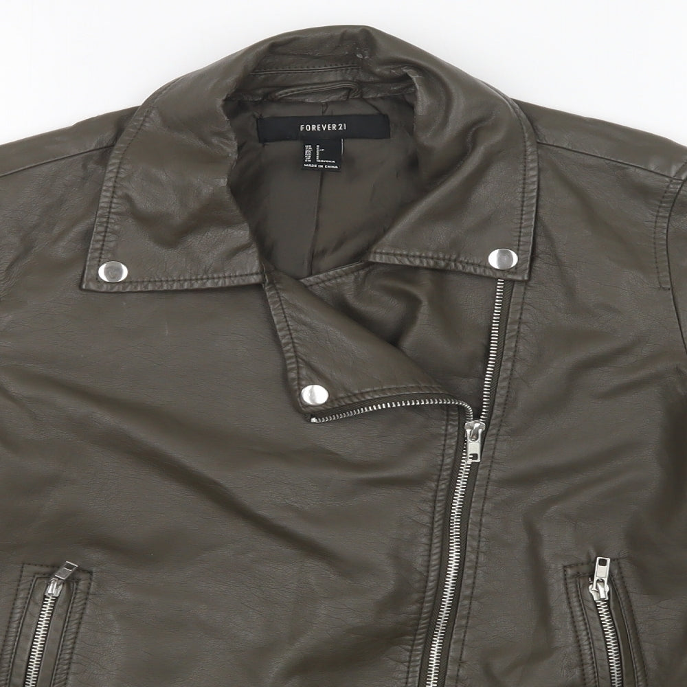 FOREVER 21 Womens Brown   Jacket  Size S