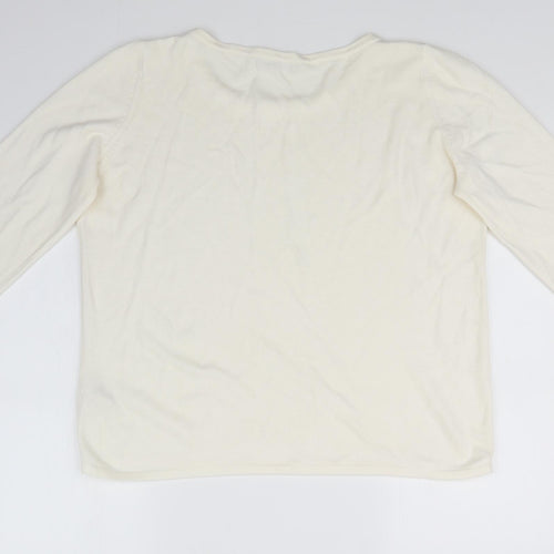 George Womens White   Pullover Jumper Size 20
