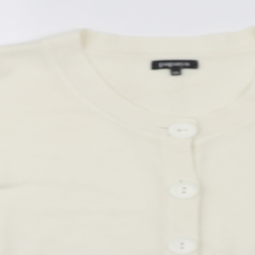 Papaya Womens White   Cardigan Jumper Size 18