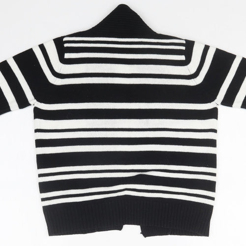 BHS Womens Multicoloured Striped  Cardigan Jumper Size 8