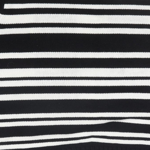 BHS Womens Multicoloured Striped  Cardigan Jumper Size 8