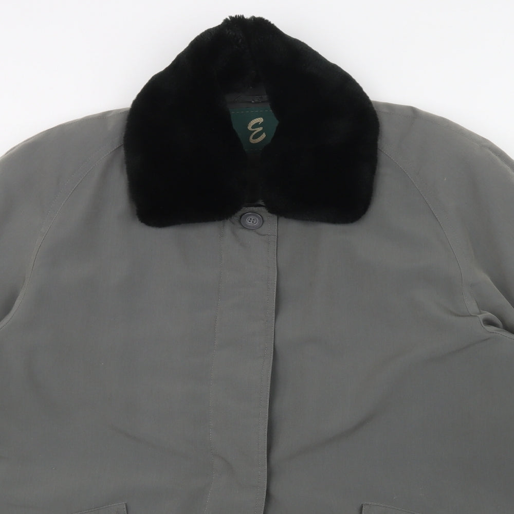 E Womens Green    Coat Size M