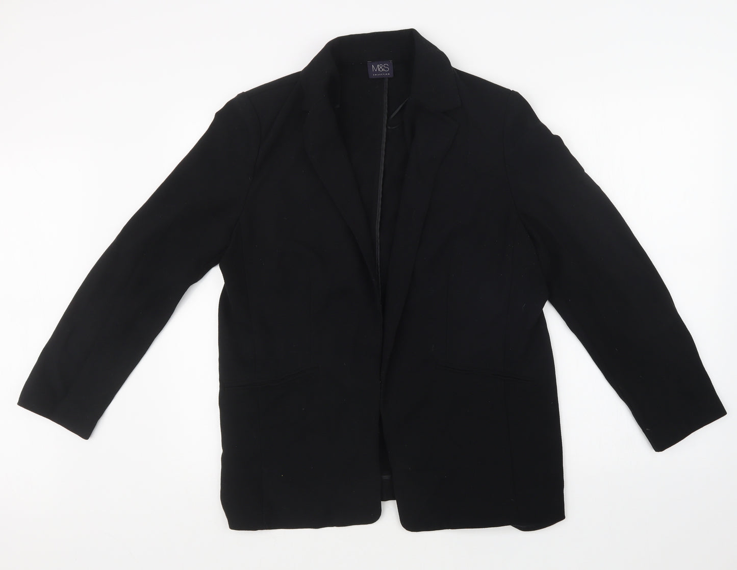 M&S Womens Beige   Jacket Blazer Size 16