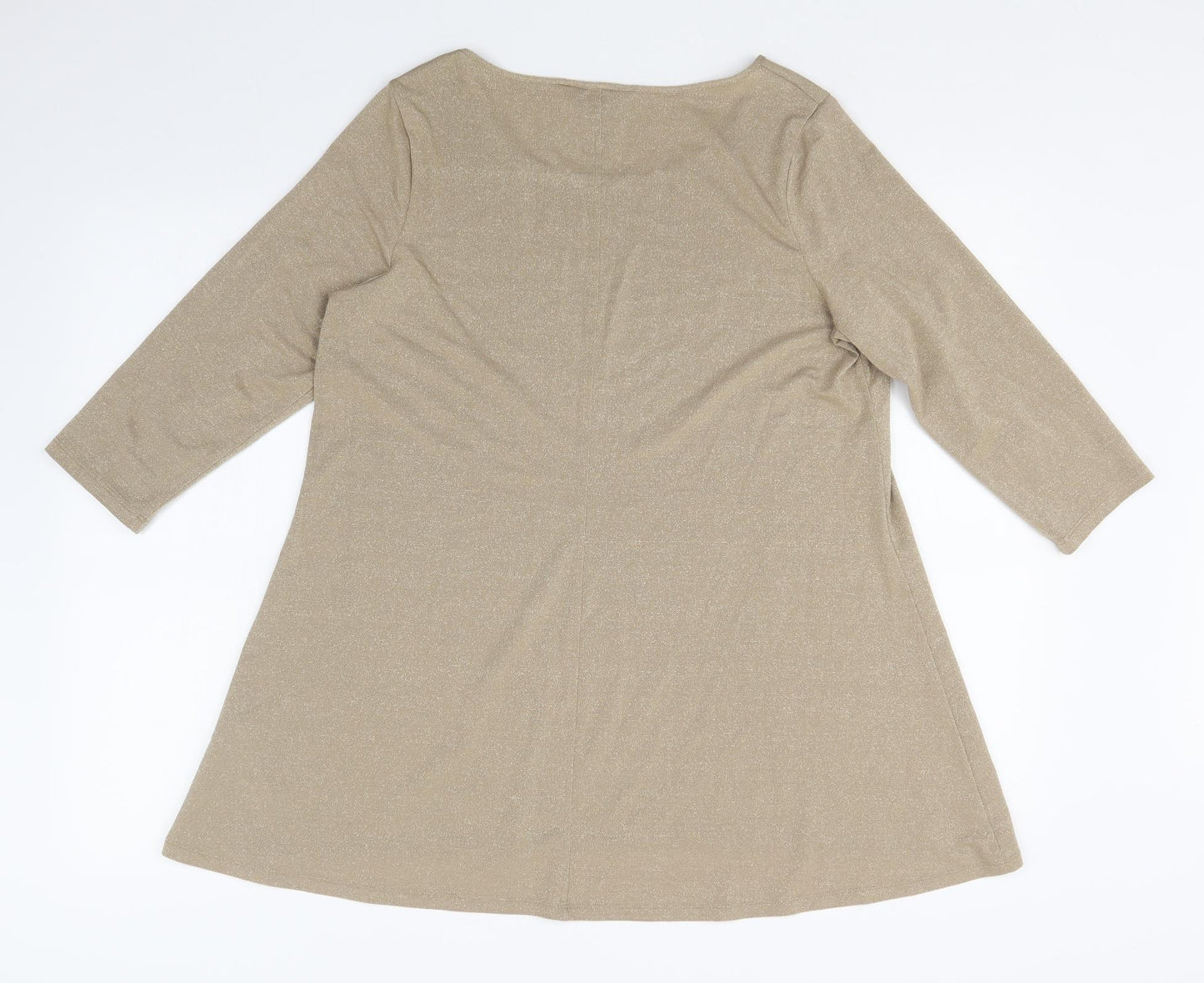 M&S Womens Gold    T-Shirt Size 16