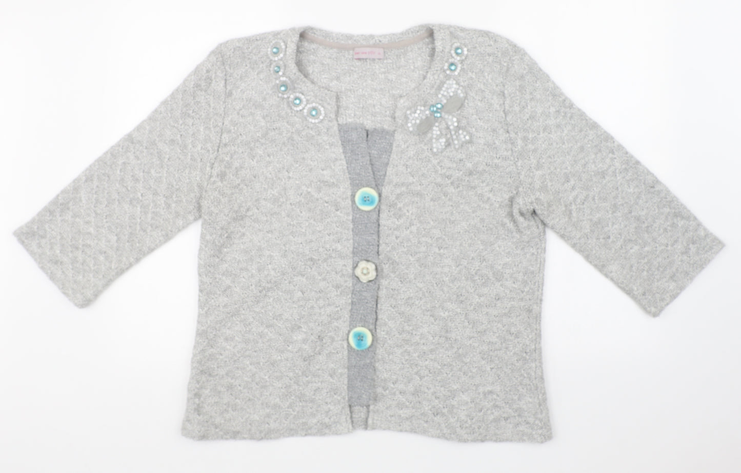 Per Una Womens Grey   Cardigan Jumper Size XL