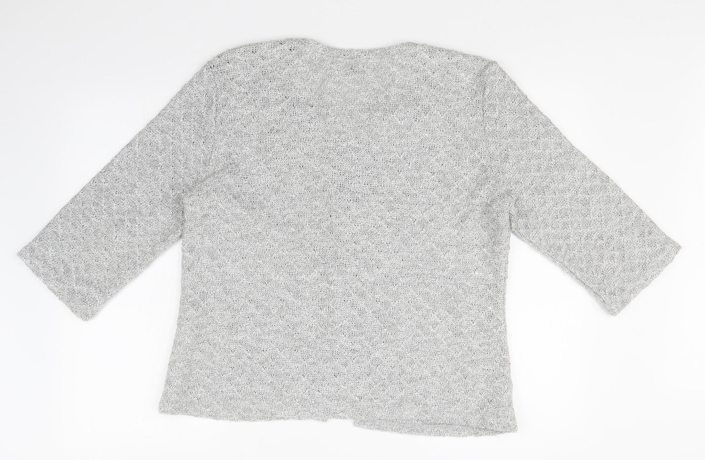 Per Una Womens Grey   Cardigan Jumper Size XL