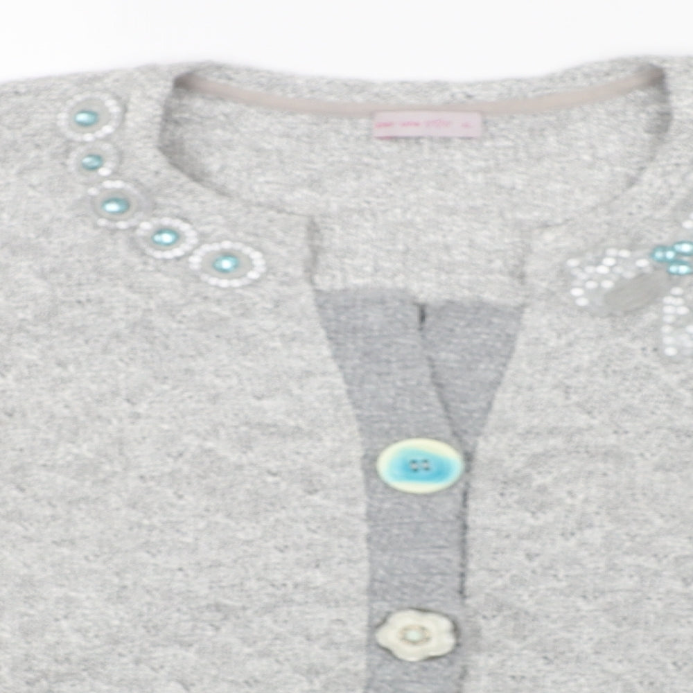 Per Una Womens Grey   Cardigan Jumper Size XL