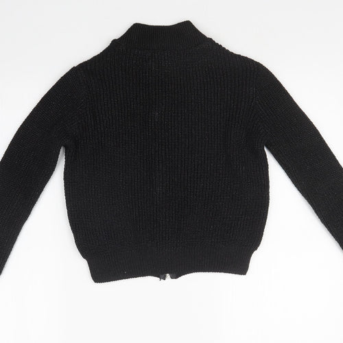 Atmosphere Womens Black   Full Zip Jumper Size 8