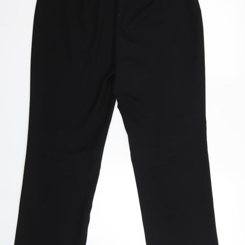 F&F Womens Black   Trousers  Size 12 L28 in