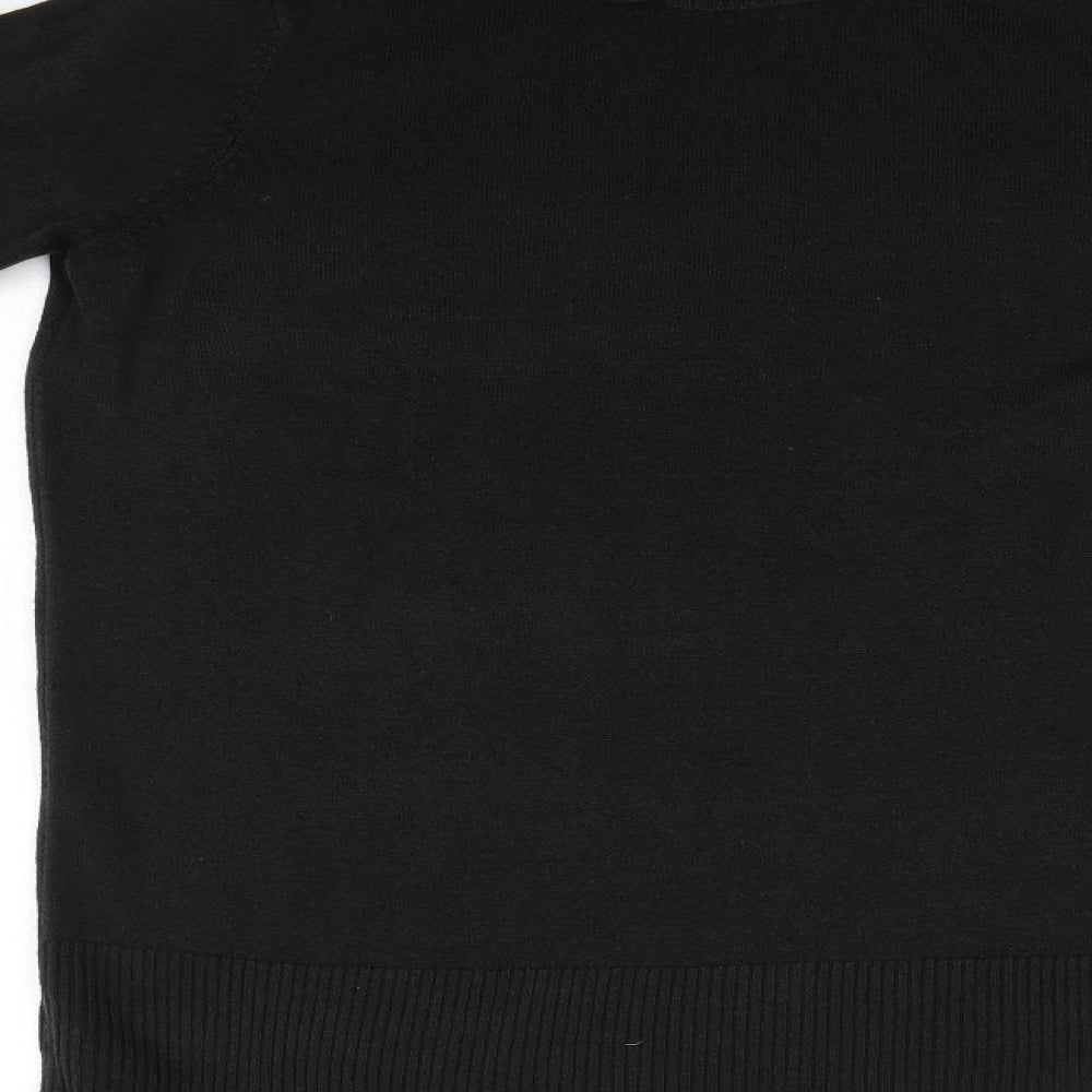 M&S Collection Womens Black   Pullover Jumper Size 12