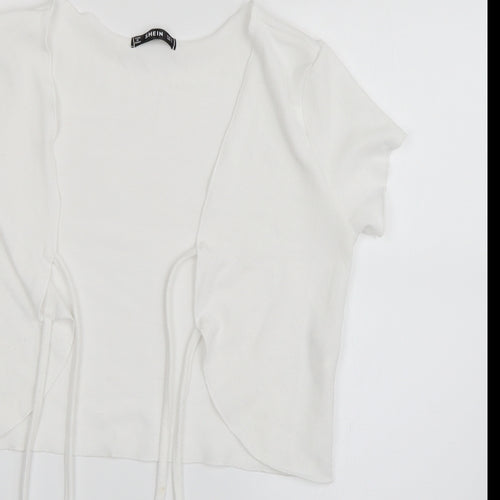 SheIn Womens White   Shrug Jumper Size 6