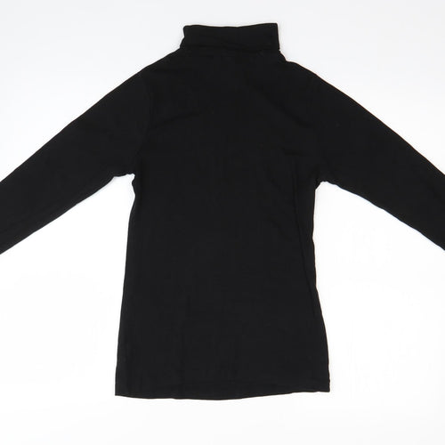 Peacocks Womens Black   Basic T-Shirt Size 8