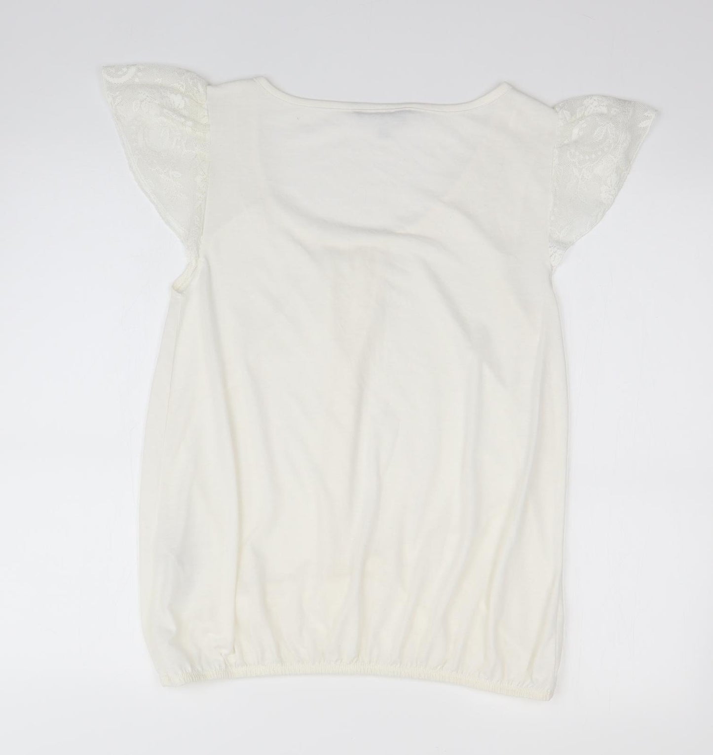 Red Herring Womens Ivory   Basic Blouse Size 14