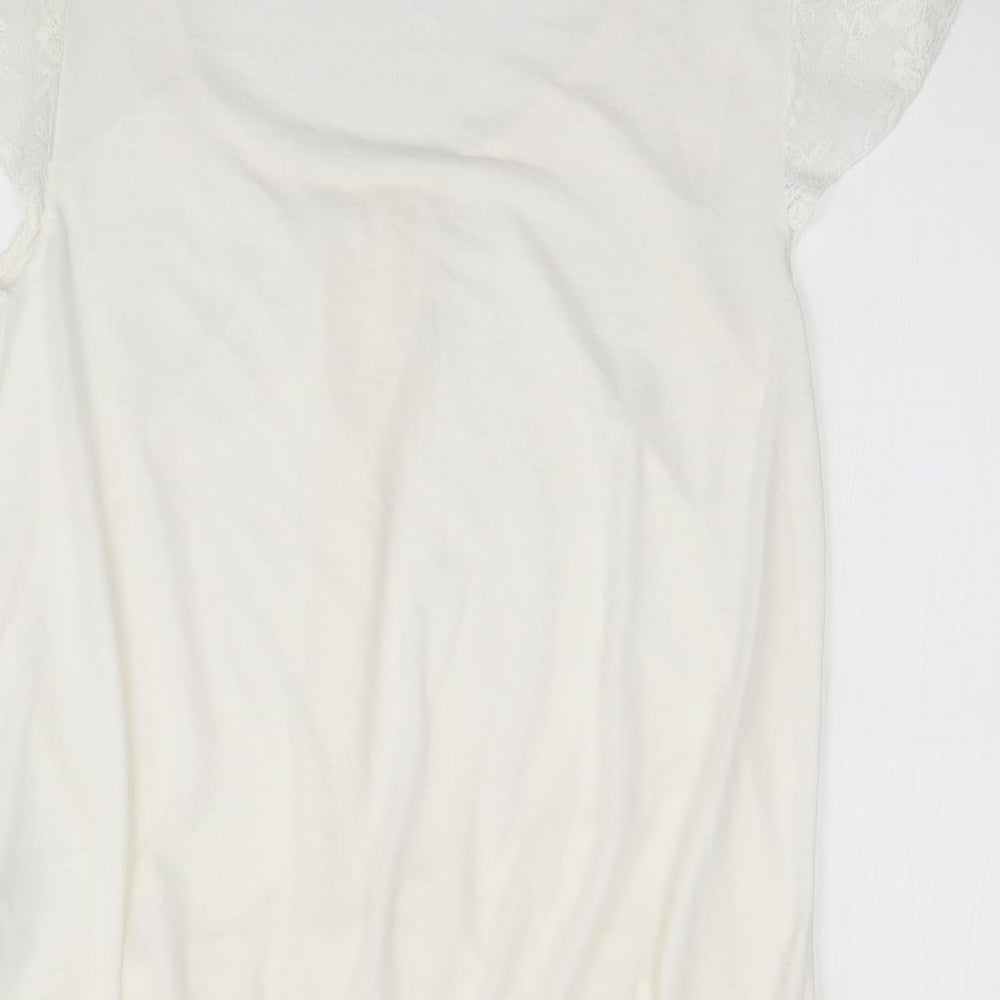 Red Herring Womens Ivory   Basic Blouse Size 14