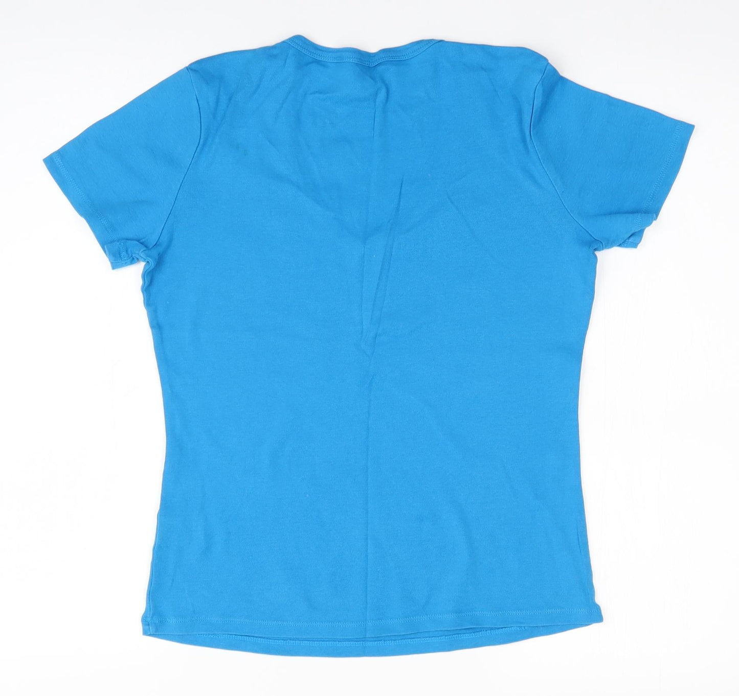 Marks & Spencer Womens Blue   Basic T-Shirt Size 14