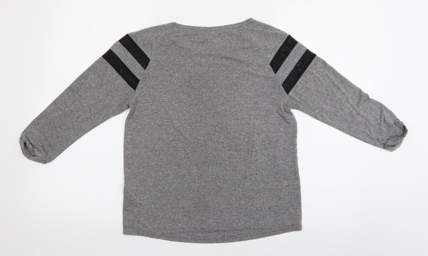 Divided by H&M Boys Grey   Basic T-Shirt Size XS