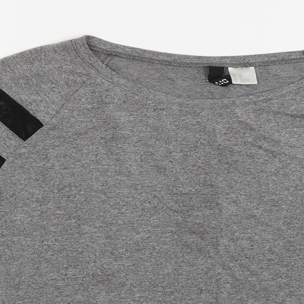 Divided by H&M Boys Grey   Basic T-Shirt Size XS