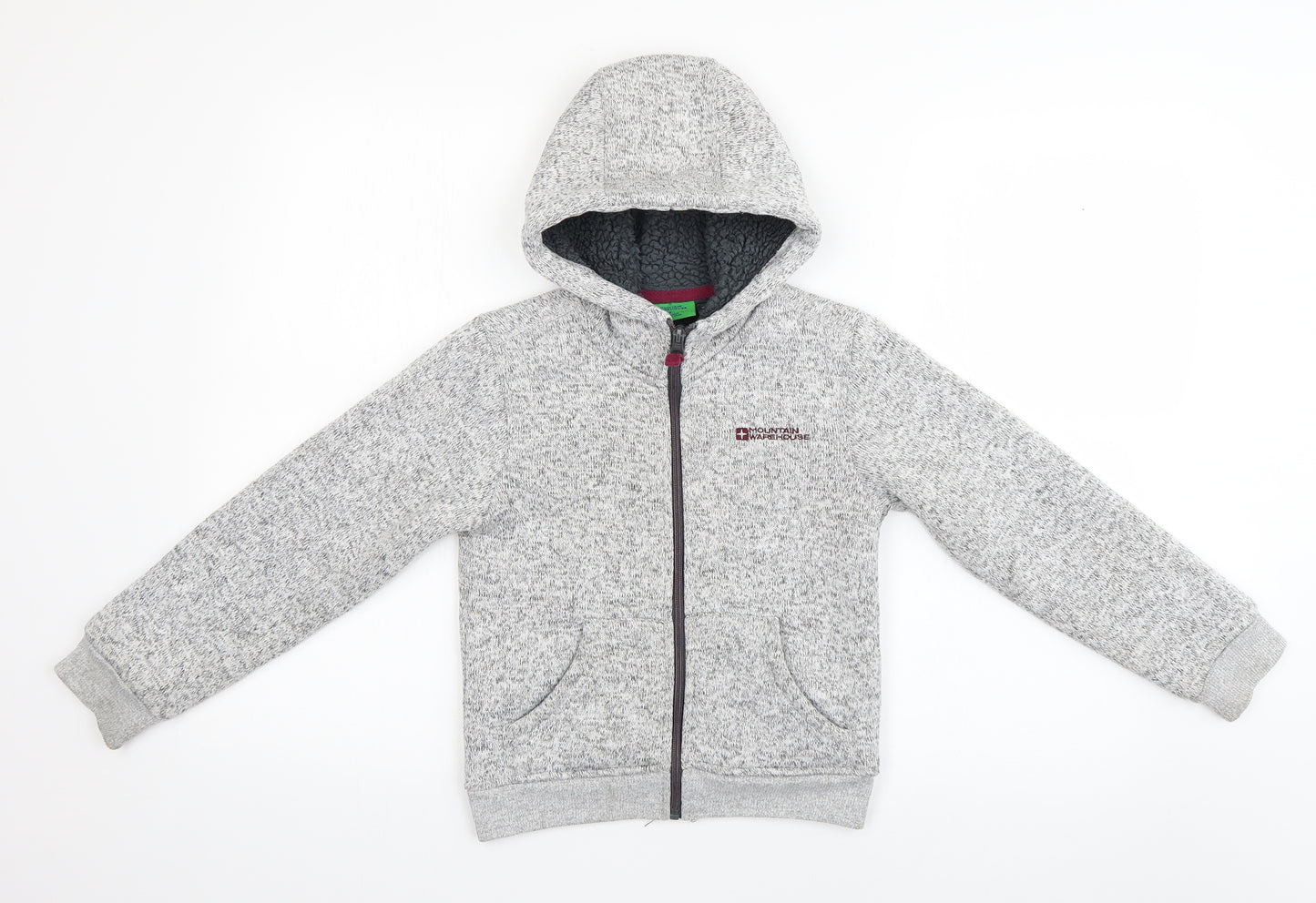 Mountain Warehouse Boys Grey   Full Zip Hoodie Size 7-8 Years